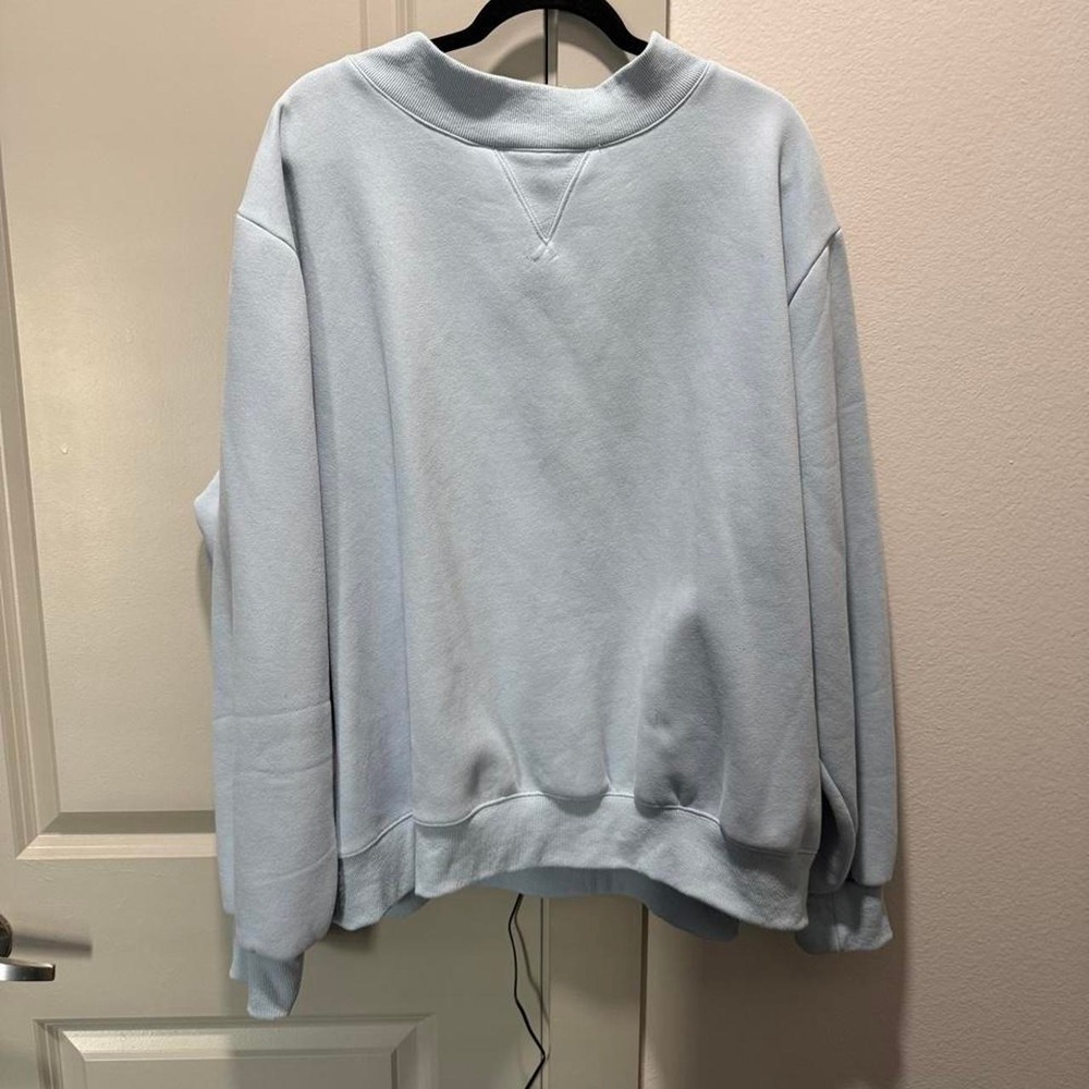 Parke Light Blue Fleece Mockneck/Joggers